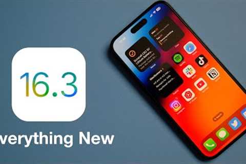 iOS 16.3: Everything New!