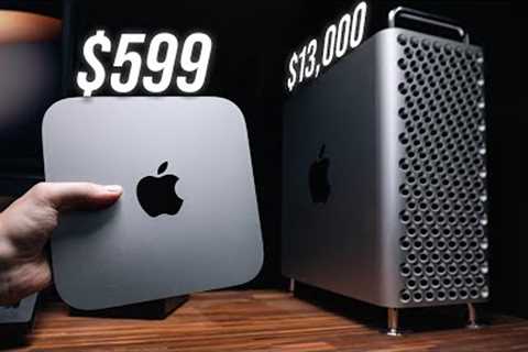 $599 M2 Mac Mini vs $13,000 Mac Pro | DaVinci Resolve Battle