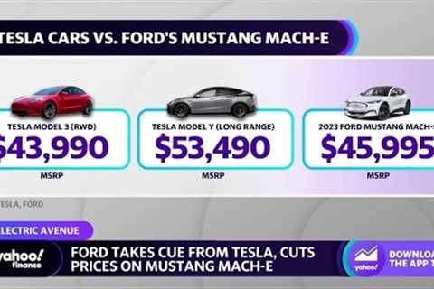 Ford follows Tesla’s example and cuts price on Mustang Mach-E