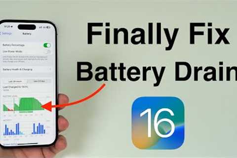 iOS 16 - How To Finally Fix Battery Issues!