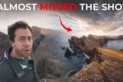 I Almost MISSED The MOMENT | Avoid This Landscape Photography Trap