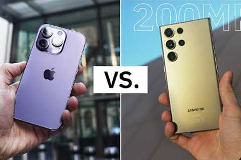 Samsung S23 Ultra vs iPhone 14 Pro // Is 200MP Overrated?