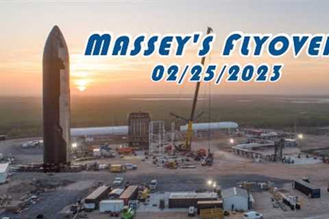 SpaceX Masseys Flyover (02/25/2023