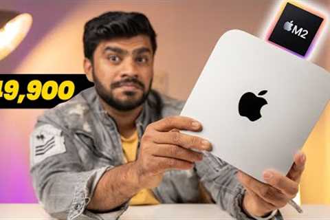Most POWERFUL PC (Mac) Under ₹50K - Apple M2 Mac Mini Unboxing 😍
