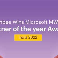 Embee Wins Microsoft MWP – Partner of the year Award India 2022