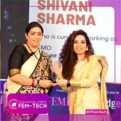 Shivani Sharma, CMO, Embee Software, wins Inspiring Women-in-Tech Award by Femina Magazine and The..