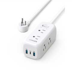 Anker 332 USB Energy Strip 10ft / White for $31