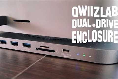Turn Your Mac Mini M1, M2 or M2 Pro into a Mini Mac Studio! Qwiizlab Dual Drive Enclosure