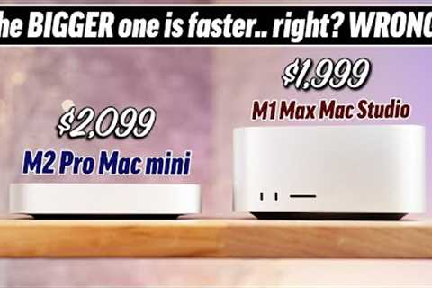 M2 Pro Mac mini vs M1 Max Mac Studio: We Didn''t Expect THIS..