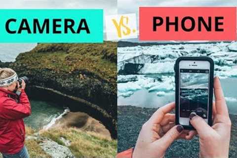 Phone vs Camera photography in Iceland
