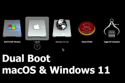 How to dual boot macOS and Windows 11 | High Sierra