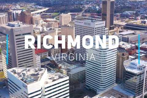 Richmond, Capital city of Virginia | 4K drone video