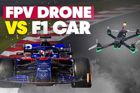 FPV Drone VS Formula 1 Car? Who Will Win? | Scuderia Toro Rosso