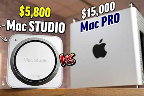 Mac Studio vs Mac Pro - M1 Ultra will BLOW your Mind! 🤯
