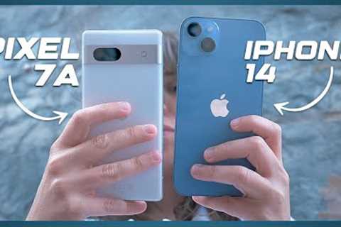 ¡Vaya PELEA! Pixel 7a vs iPhone 14