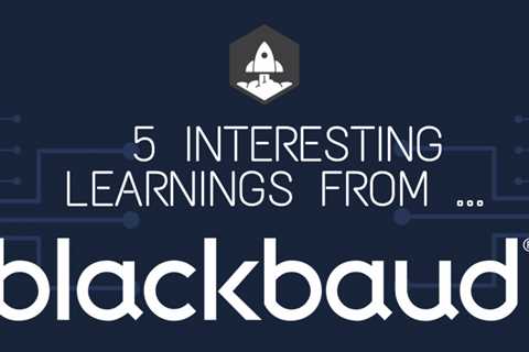 5 Interesting Learnings from Blackbaud at $1 Billion in ARR