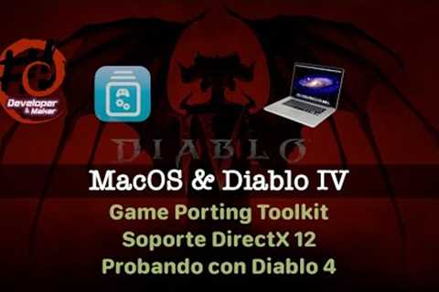 Diablo IV en Macbook m1 PRO - Pruebo el APPLE Game Porting Toolkit en macOS para jugar