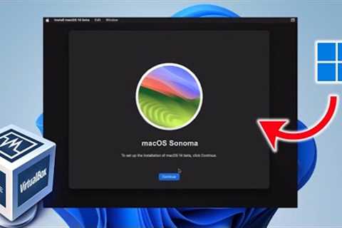 How to install macOS 14 Sonoma On VirtualBox Windows PC