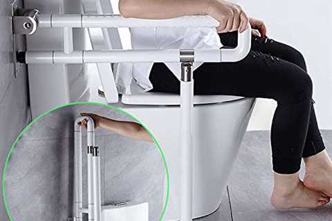 Foldable Toilet Hand Rail for Bathroom Safety
