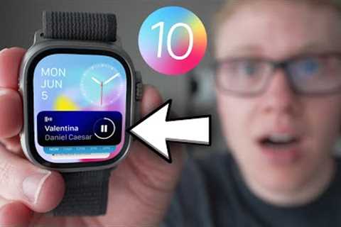 Apple watchOS 10 Hands-On! 🔥 ALL-NEW UI!