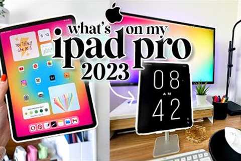 WHAT''S ON MY IPAD PRO 2023 ✨ apps, accessories, & productivity hacks