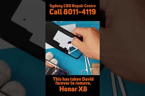 Slow and steady... [HONOR X8] | Sydney CBD Repair Centre #shorts