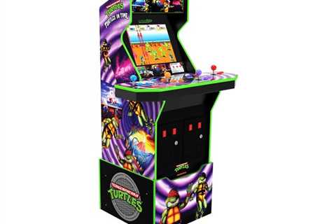 Arcade1Up Teenage Mutant Ninja Turtles Arcade Machine w/ Riser for $560