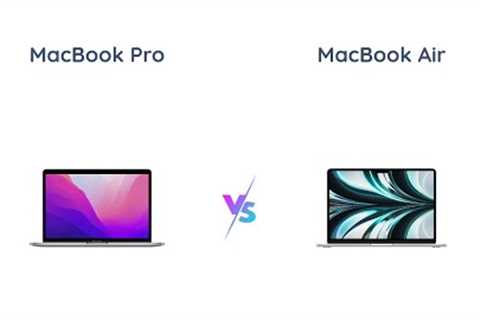 Apple 2022 MacBook Pro Laptop vs MacBook Air Laptop Comparison