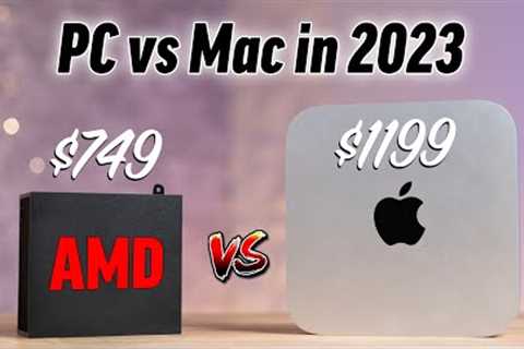 GEEKOM AS6 vs M2 Mac Mini - Battle of the Micro PCs!
