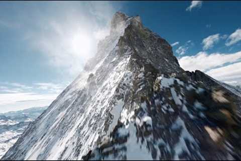 Summiting the Matterhorn with an FPV Drone