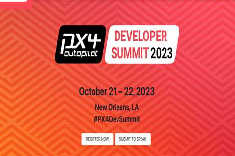 2023 PX4 Autopilot Developer Summit set for New Orleans this fall