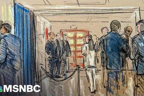 Inside the ''very intense'' courtroom where Donald Trump was arraigned