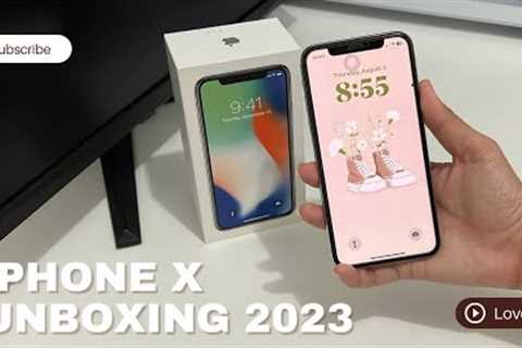 Unboxing iPhone X 2023 (silver) | Game Test | Camera Test | Aesthetic | @jamslvdr | Love, Jam