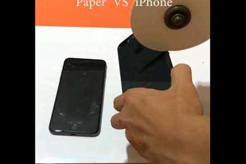 Paper cutter vs iPhone X | hydraulic factz #hydraulic #facts