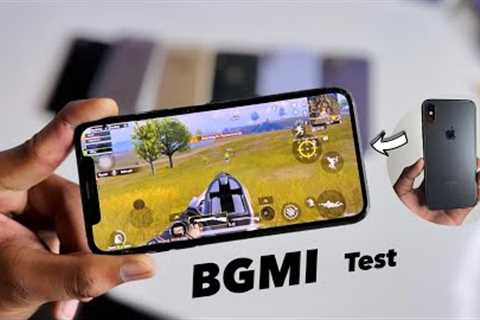 iPhone X BGMI test - Battery + Heating + Performance