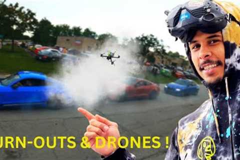 Took My FPV Drone To a Car Show !