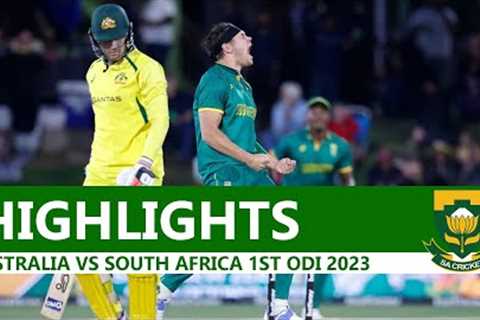 AUSTRALIA VS SOUTH AFRICA 1ST ODI HIGHLIGHTS 2023 | SA VS AUS