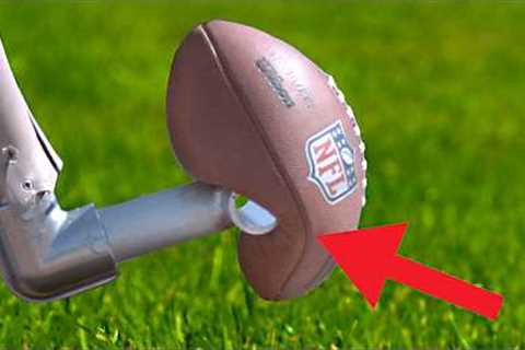 World''s Longest Field Goal- Robot vs NFL Kicker