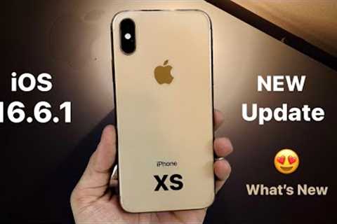 iPhone X - New Update iOS 16.6.1 - IOS 16.6.1 New features & Changes iPhone XS