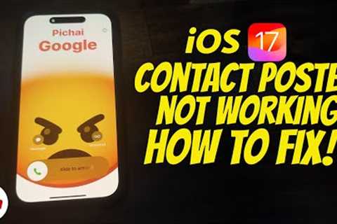 How to FIX iOS 17 Contact Poster NOT Working (Tips & Tricks)!