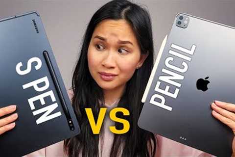 M1 iPad Pro vs Galaxy Tab S7+ // Apple Pencil vs SPEN