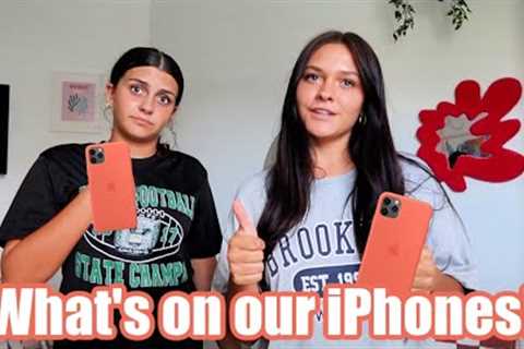 📱What''s on our iPHONES 2023! 📱| Emma and Ellie