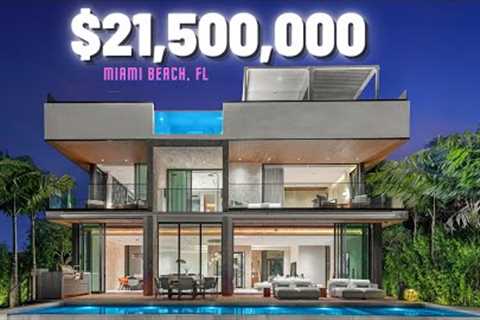 Inside a Luxury Miami Mansion w/ EPIC Rooftop Pool