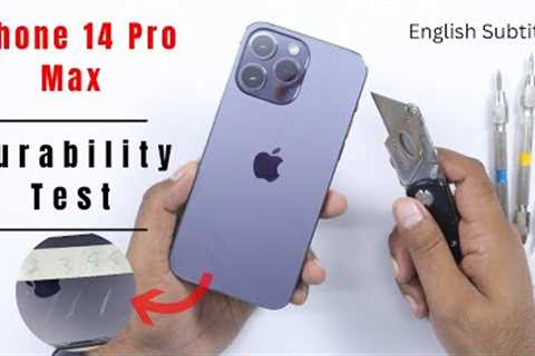 iPhone 14 Pro Max Durability Test - Most Durable Glass Ever ?
