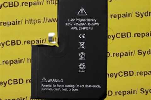 Can iPhone 13 Pro Max battery be replaced?
