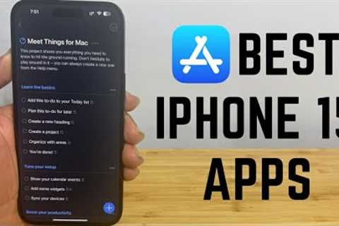 Best iPhone 15 Apps - The Complete List