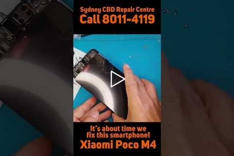 Let's get this smartphone repaired! [XIAOMI POCO M4 PRO] | Sydney CBD Repair Centre #shorts