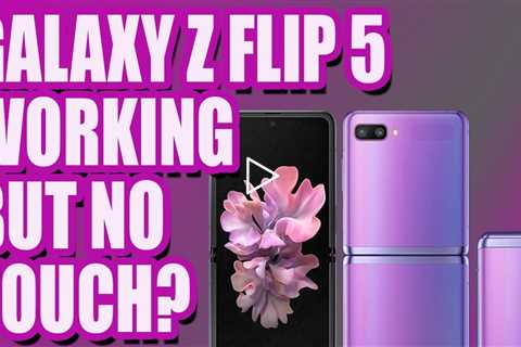Why is my Galaxy Z Flip 5 screen working but not responding to touch? | Samsung Screen Replacement