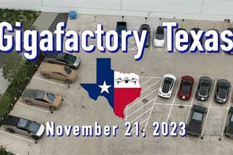 Muddied Up Cybertruck  Tesla Gigafactory Texas  11/21/2023  9:55AM