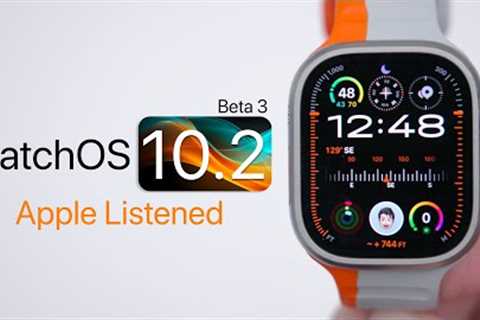 WatchOS 10.2 Beta 3 - They Listened!